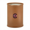 Collegiate Logo Basketball Texture Oval Wastebasket - South Carolina